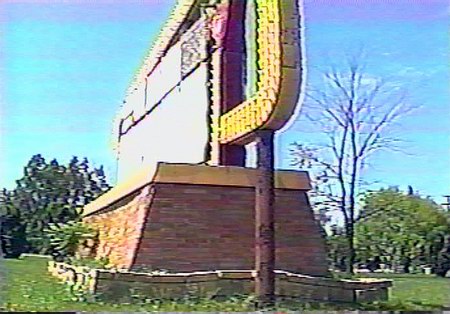 Pontiac Drive-In Theatre - Marquee From Darryl Burgess (newer photo)